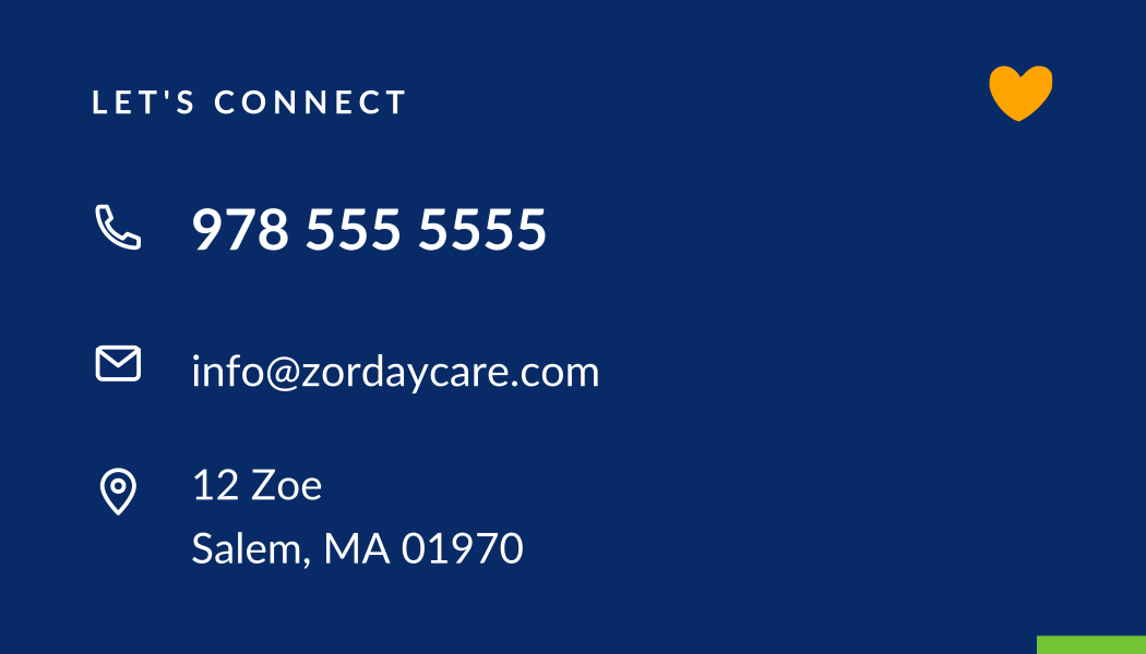 Business card, reverso con datos de contacto por confirmar